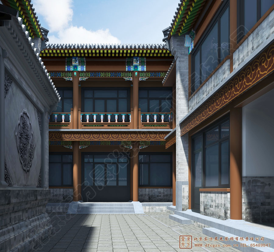 北京仿古三合院設(shè)計案例