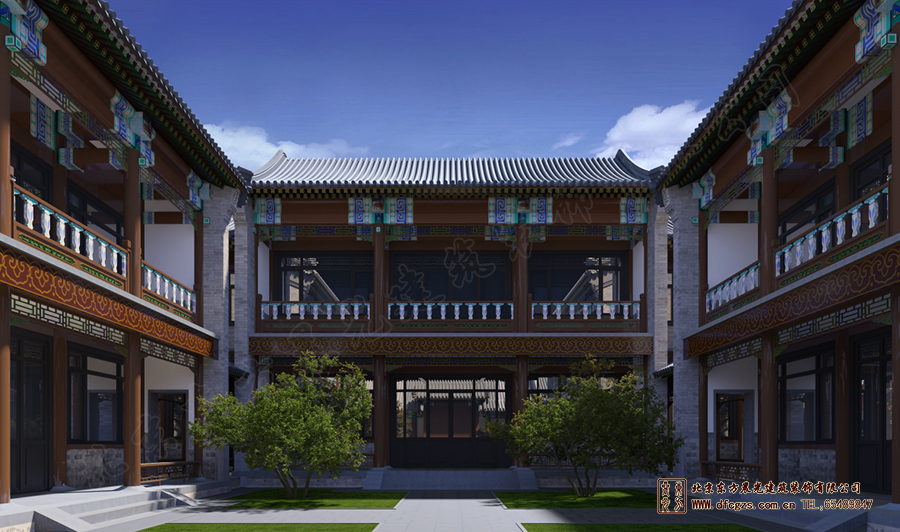 兩進(jìn)中式建筑案例