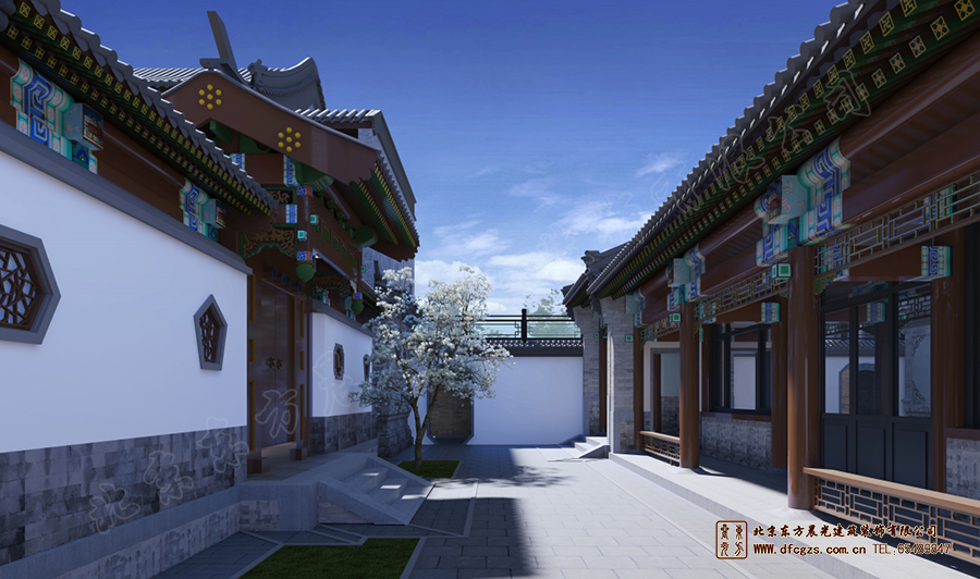 兩進(jìn)中式建筑案例