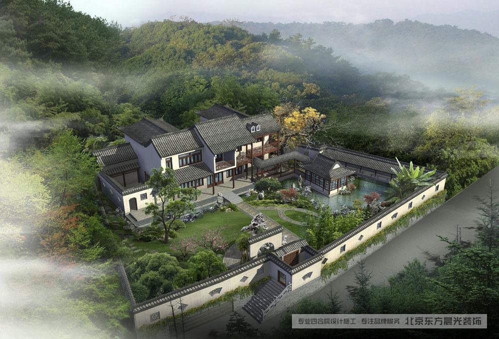 仿古中式會所施工圖